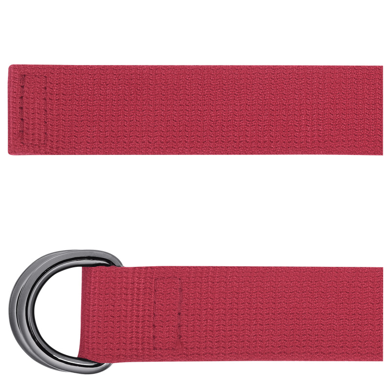 Longchamp | Re-play Ceinture Ladies' belt Beetroot - Canvas | Beetroot