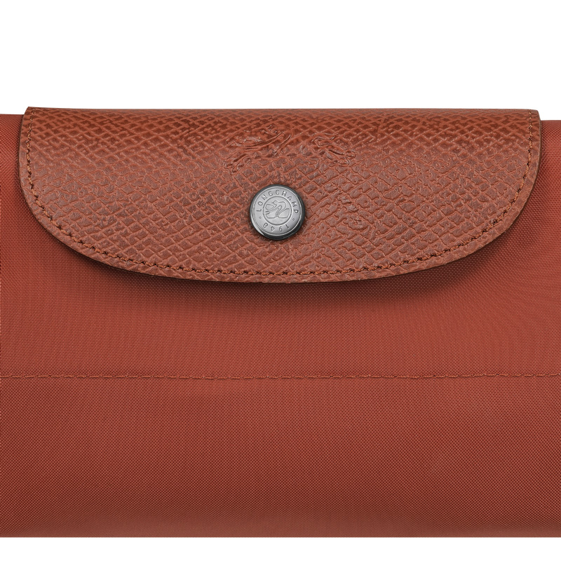 Longchamp | Le Pliage Green L Travel bag Chestnut - Recycled canvas | Chestnut
