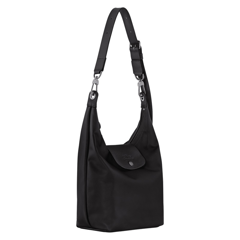 Longchamp | Le Pliage Xtra M Shoulder bag Black - Leather | Black