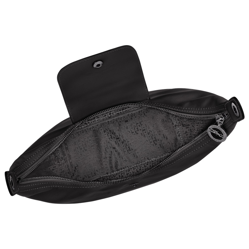 Longchamp | Le Pliage Xtra M Shoulder bag Black - Leather | Black