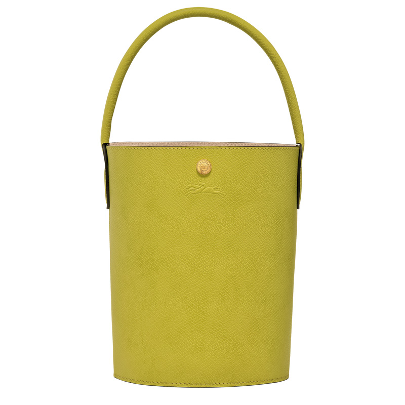 Longchamp | Épure S Bucket bag Kiwi Green - Leather | Kiwi Green