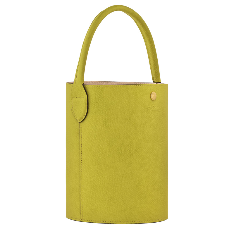 Longchamp | Épure S Bucket bag Kiwi Green - Leather | Kiwi Green