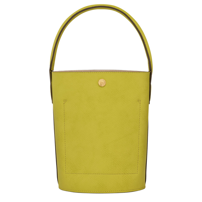Longchamp | Épure S Bucket bag Kiwi Green - Leather | Kiwi Green