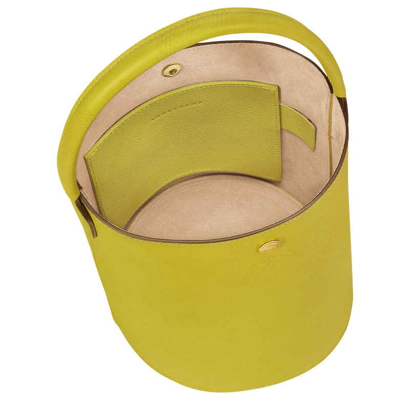 Longchamp | Épure S Bucket bag Kiwi Green - Leather | Kiwi Green