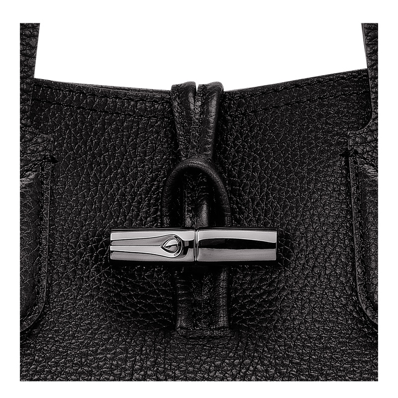 Longchamp | Le Roseau Essential M Tote bag Black - Leather | Black