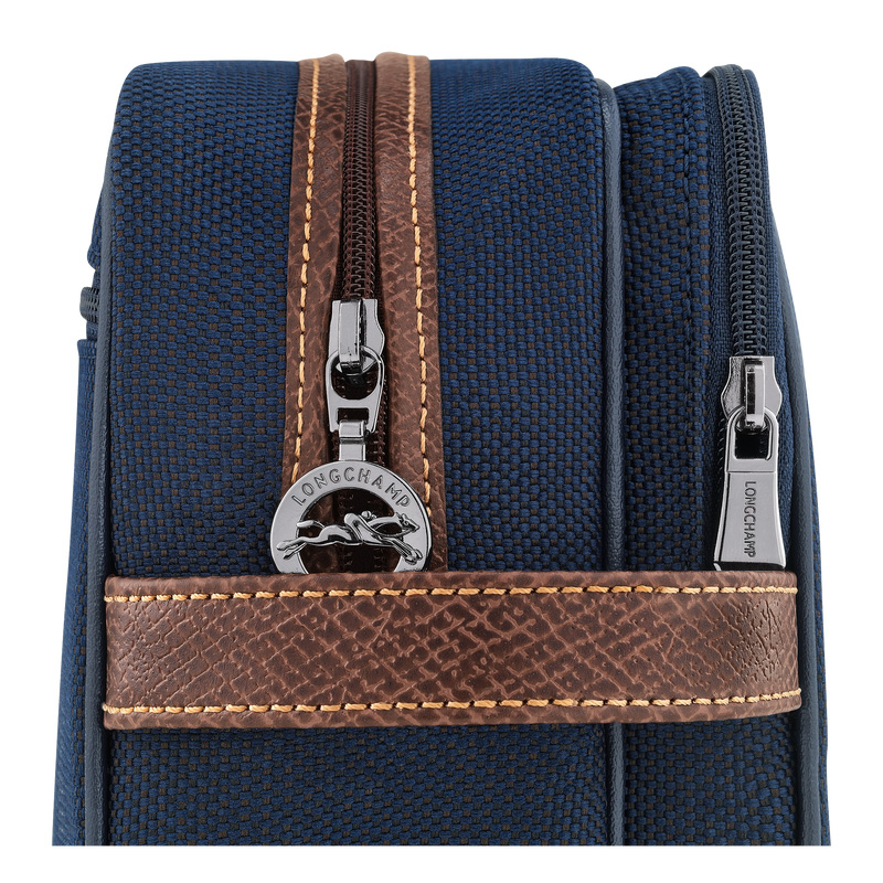 Longchamp | Boxford Toiletry case Blue - Recycled canvas | Blue