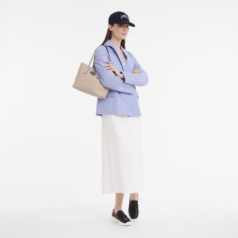 Longchamp | Le Roseau Essential M Tote bag Clay - Leather | Clay