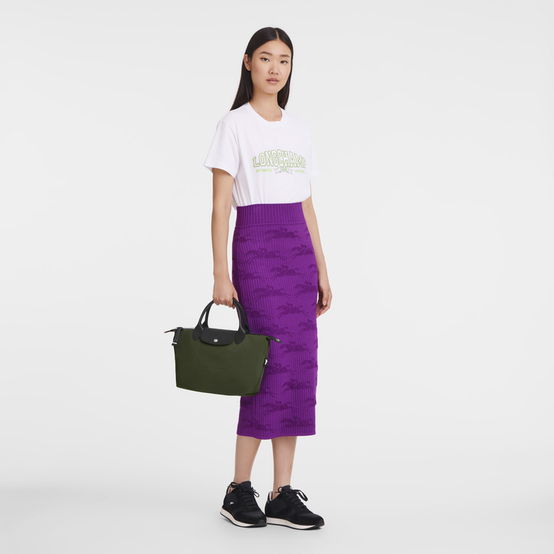 Longchamp | Le Pliage Energy S Handbag Khaki - Recycled canvas | Khaki