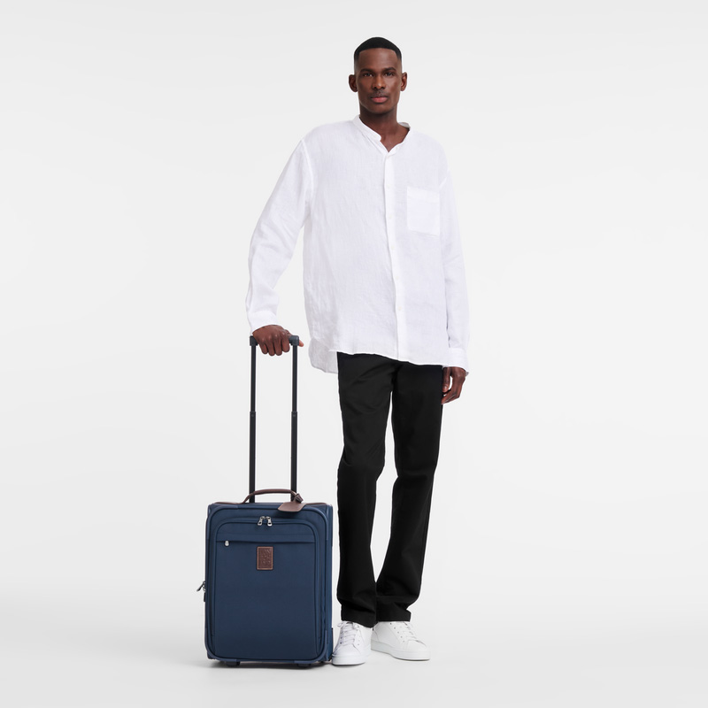 Longchamp | Boxford S Carry-on Blue - Recycled canvas | Blue