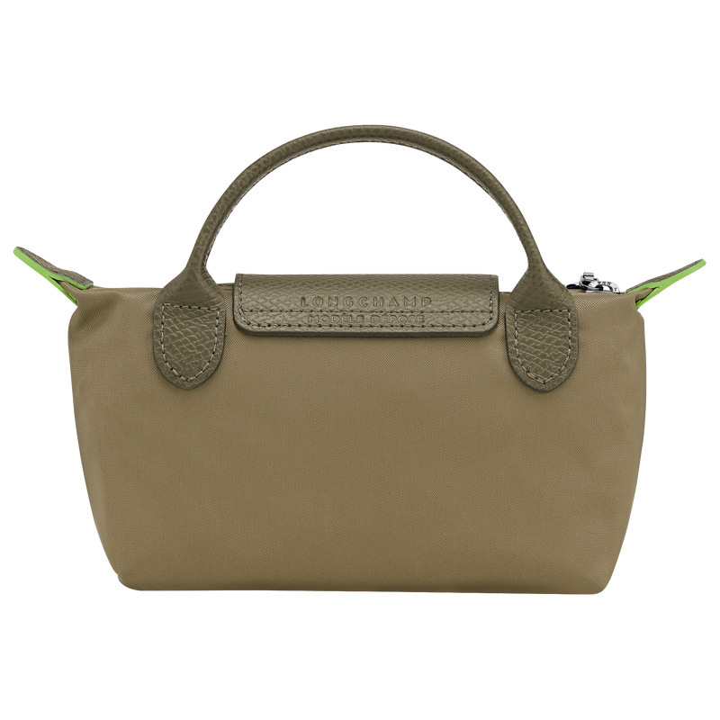 Longchamp | Le Pliage Green Pouch with handle Artichoke - Recycled canvas | Artichoke