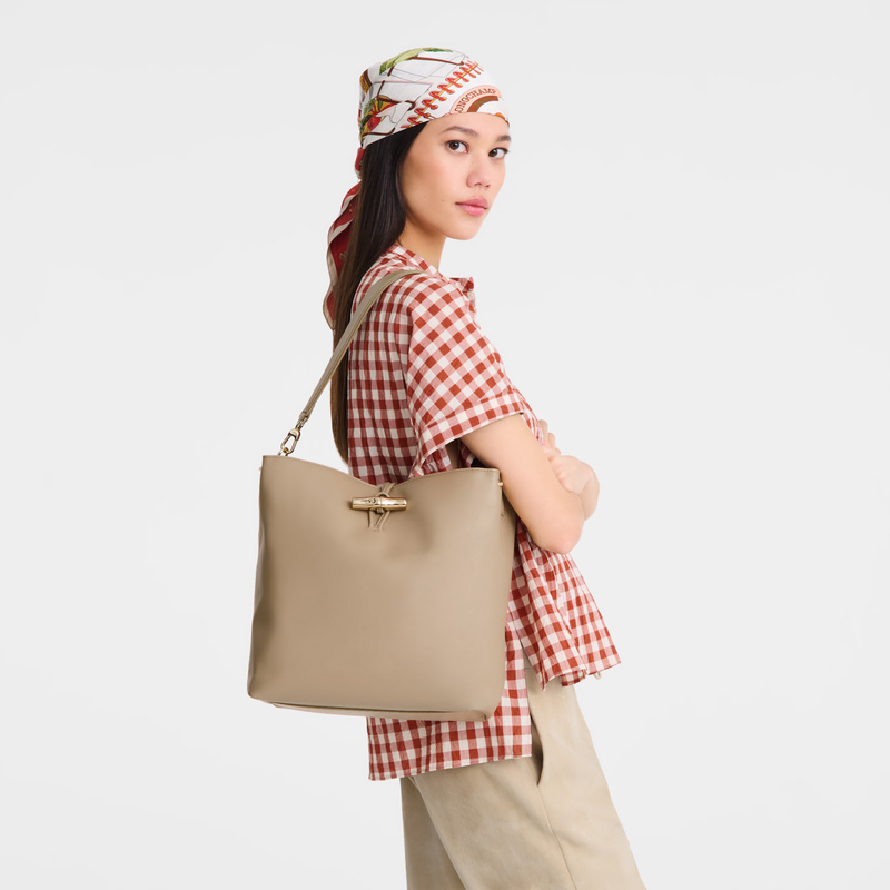 Longchamp | Le Roseau M Hobo bag Root - Leather | Root