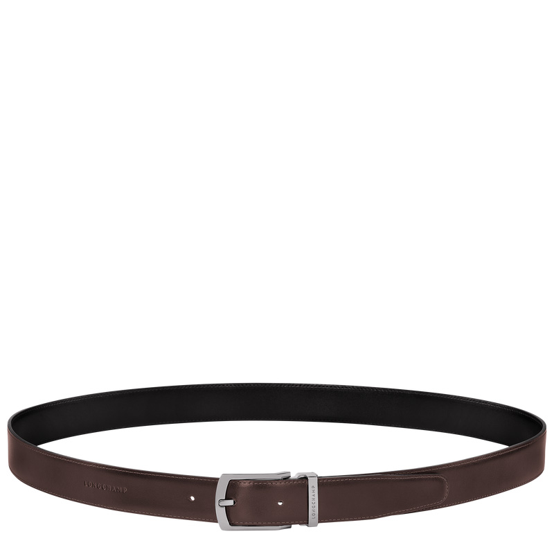 Longchamp | Delta Box Black/Mocha - Leather | Black/Mocha