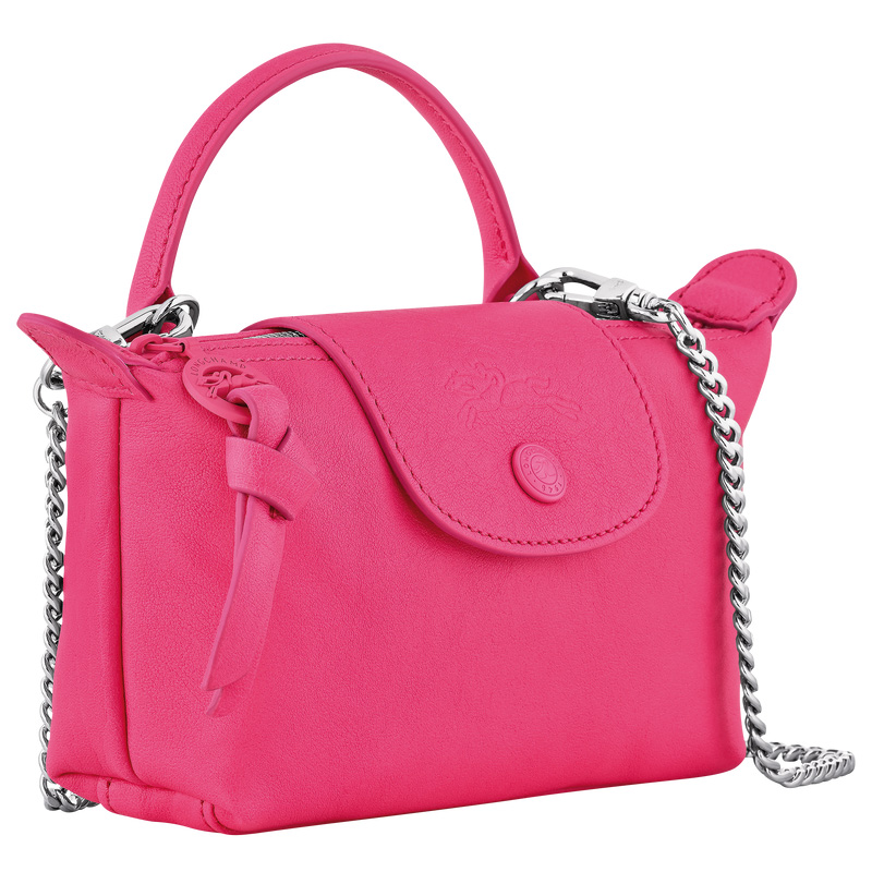 Longchamp | Le Pliage Xtra XS Pouch Pink - Leather | Pink