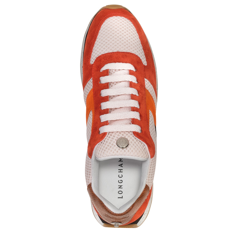 Longchamp | Le Pliage Green Sneakers Tomato - Leather | Tomato