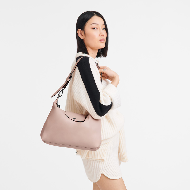 Longchamp | Le Pliage Xtra M Hobo bag Nude - Leather | Nude