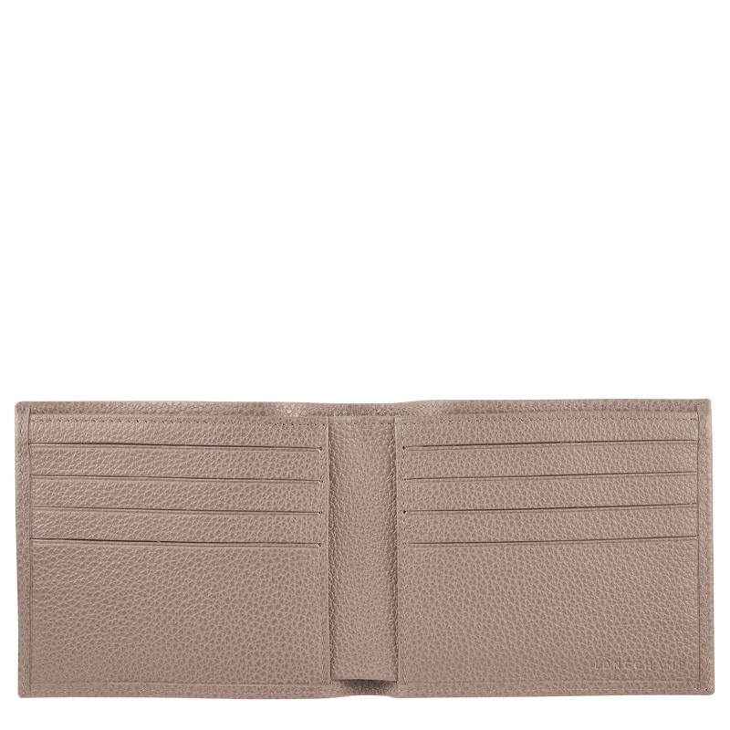 Longchamp | Le Foulonné Wallet Turtledove - Leather | Turtledove