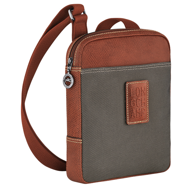 Longchamp | Boxford XS Crossbody bag Brown - Recycled canvas | Brown