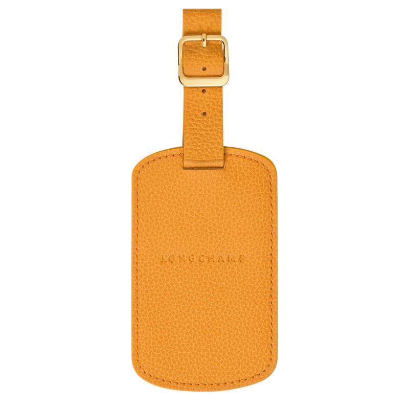 Longchamp | Le Foulonné Luggage tag Apricot - Leather | Apricot