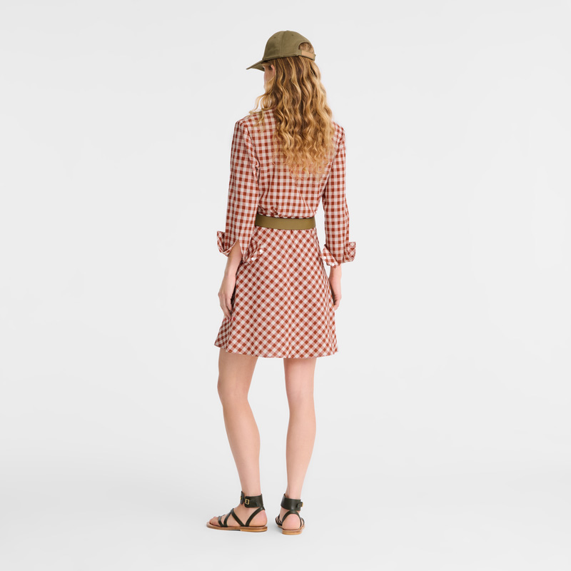 Longchamp | Dress Bark - Vichy jacquard | Bark