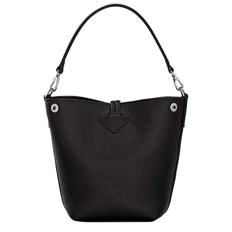 Longchamp | Le Roseau XS Bucket bag Black - Leather | Black