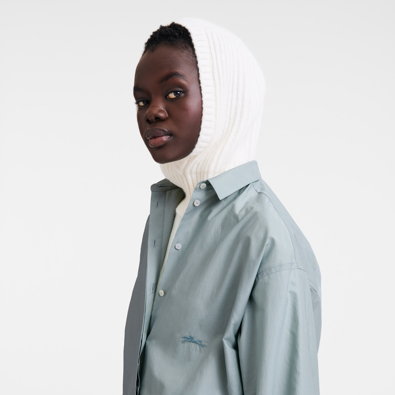 Longchamp | Balaclava Ecru - Knit | Ecru
