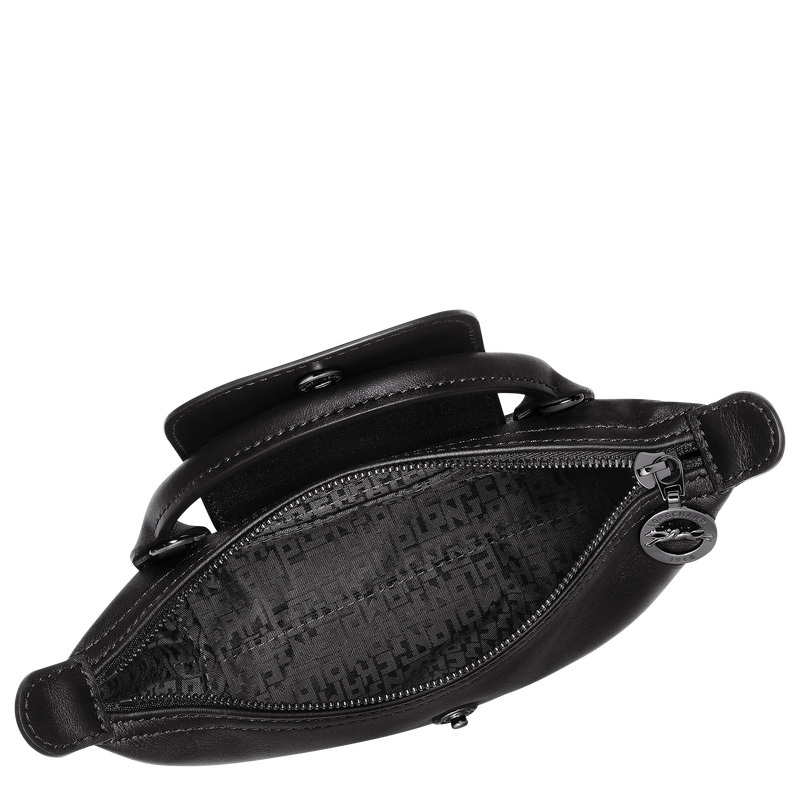 Longchamp | Le Pliage Xtra XS Pouch Black - Leather | Black