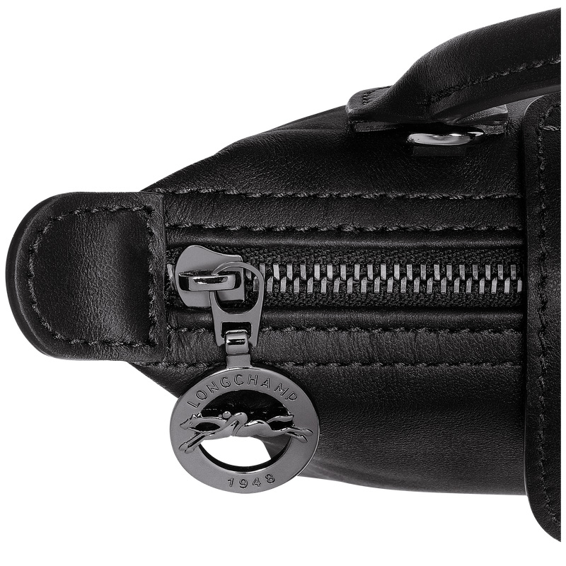Longchamp | Le Pliage Xtra XS Pouch Black - Leather | Black