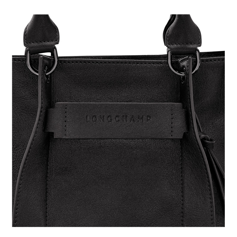 Longchamp | 3D S Handbag Black - Leather | Black