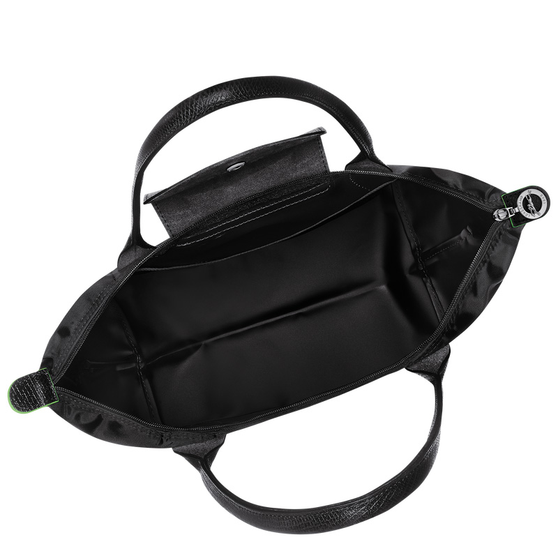 Longchamp | Le Pliage Green M Tote bag Black - Recycled canvas | Black