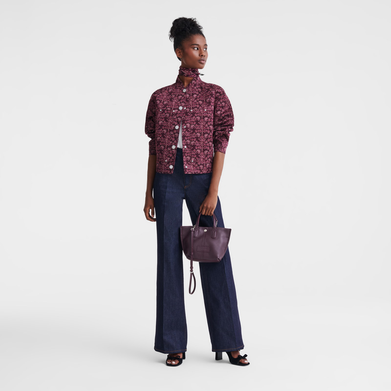 Longchamp | Essential XS Handbag Eggplant - Leather | Eggplant