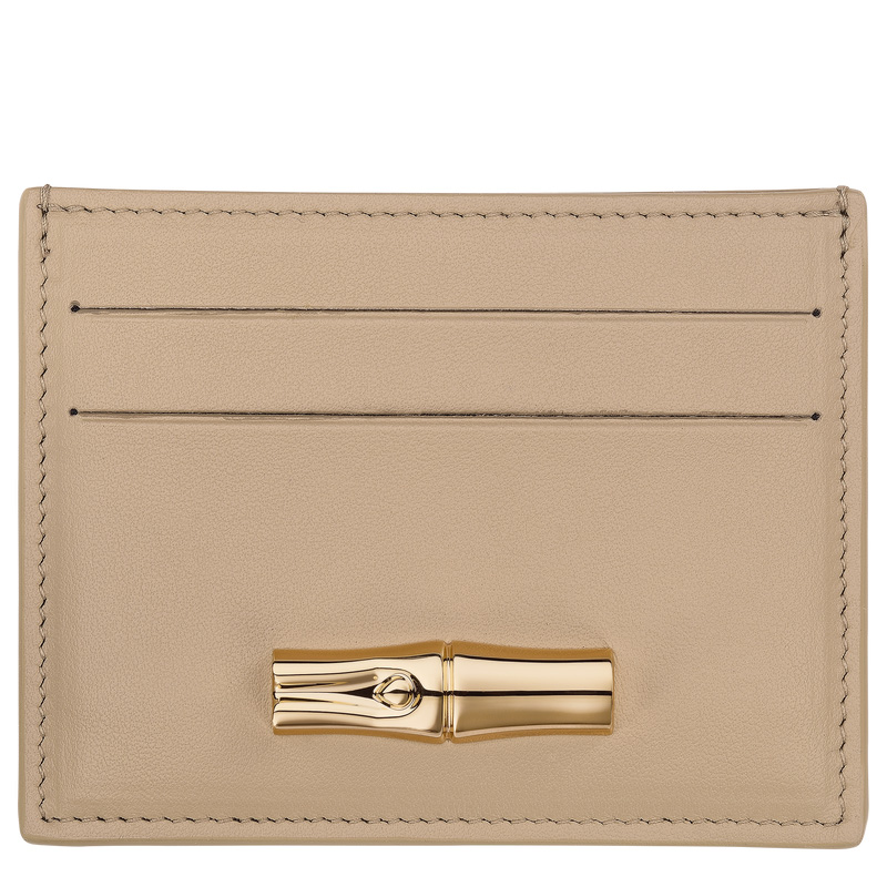 Longchamp | Le Roseau Card holder Root - Leather | Root
