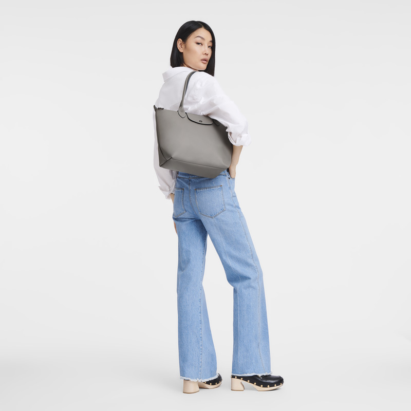 Longchamp | Le Pliage Xtra M Tote bag Turtledove - Leather | Turtledove