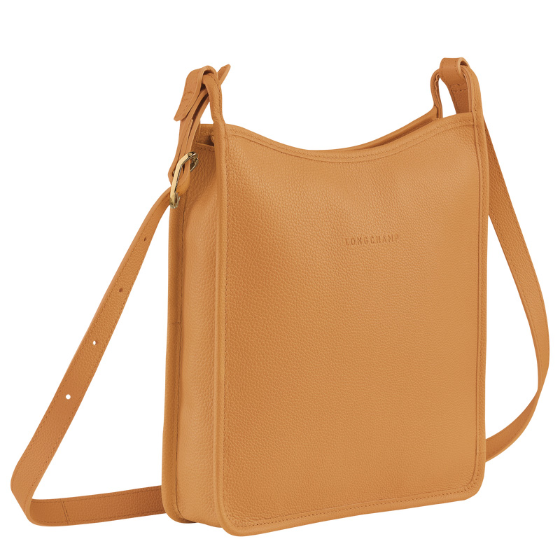 Longchamp | Le Foulonné M Crossbody bag Walnut - Leather | Walnut