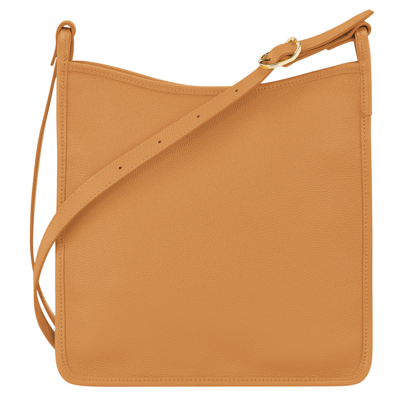 Longchamp | Le Foulonné M Crossbody bag Walnut - Leather | Walnut
