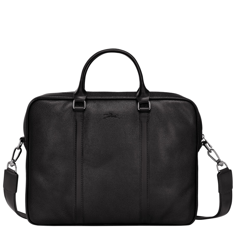 Longchamp | Le Foulonné XS Briefcase Black - Leather | Black