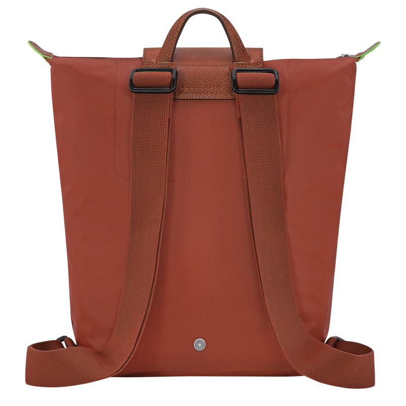 Longchamp | Le Pliage Green M Backpack Chestnut - Canvas | Chestnut