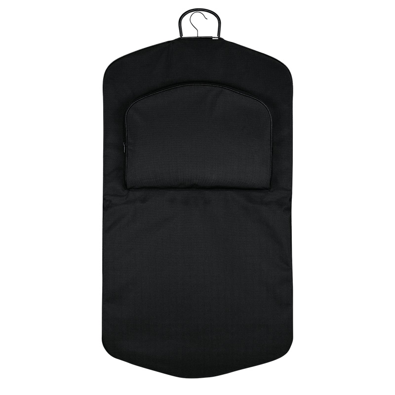 Longchamp | Boxford Garment cover Black - Recycled canvas | Black