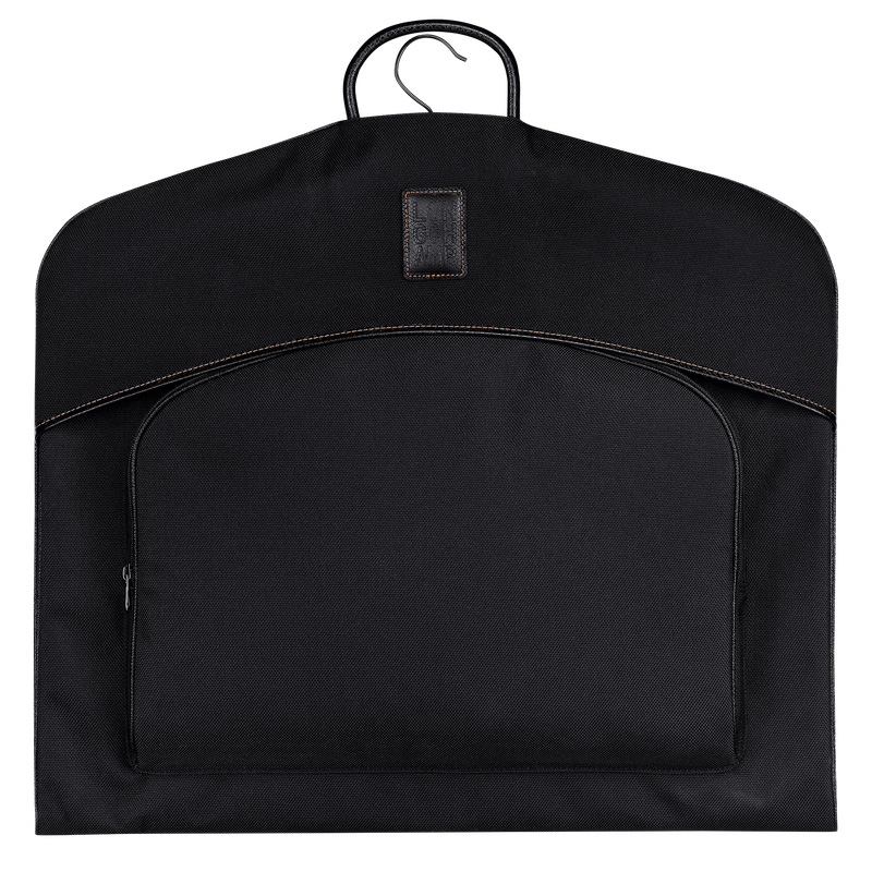 Longchamp | Boxford Garment cover Black - Recycled canvas | Black