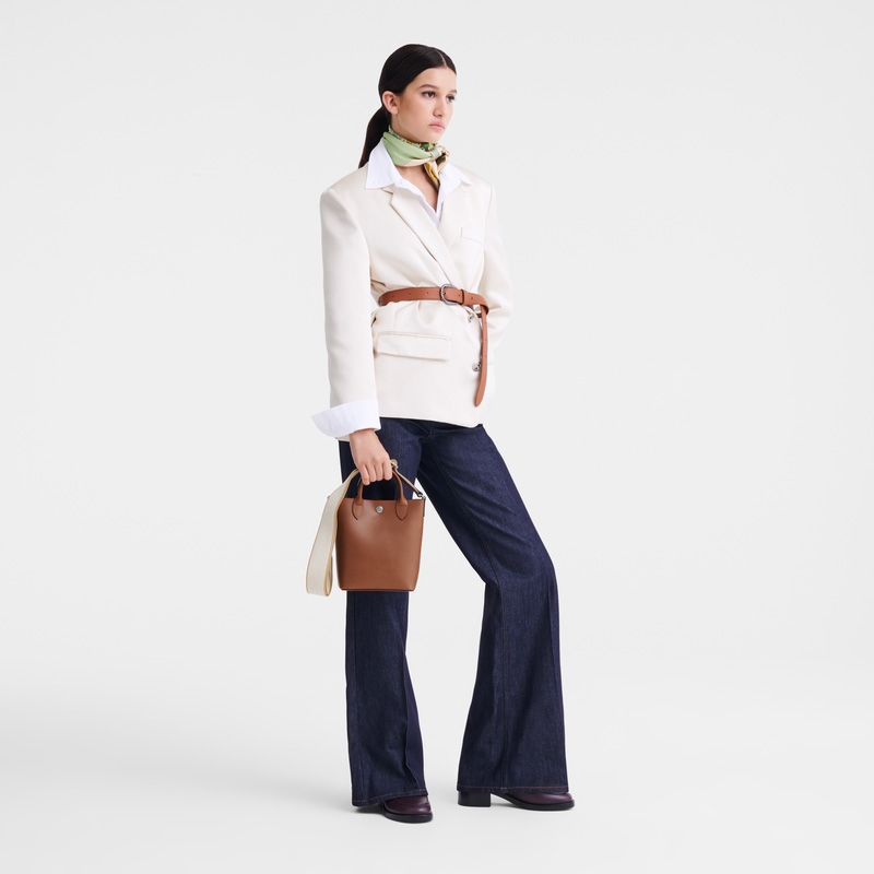 Longchamp | Épure XS Tote bag Cognac - Leather | Cognac