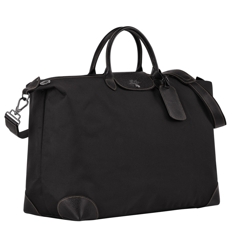 Longchamp | Boxford XL Travel bag Black - Recycled canvas | Black