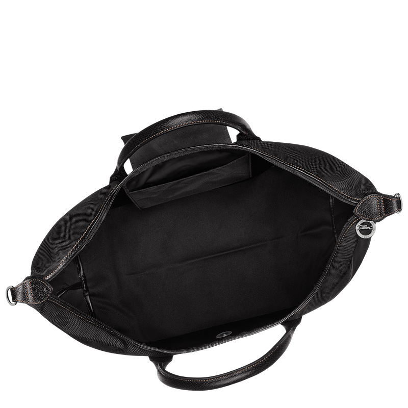 Longchamp | Boxford XL Travel bag Black - Recycled canvas | Black