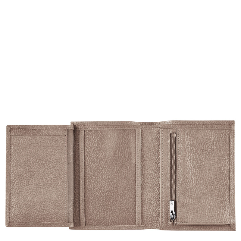Longchamp | Le Foulonné Wallet Turtledove - Leather | Turtledove