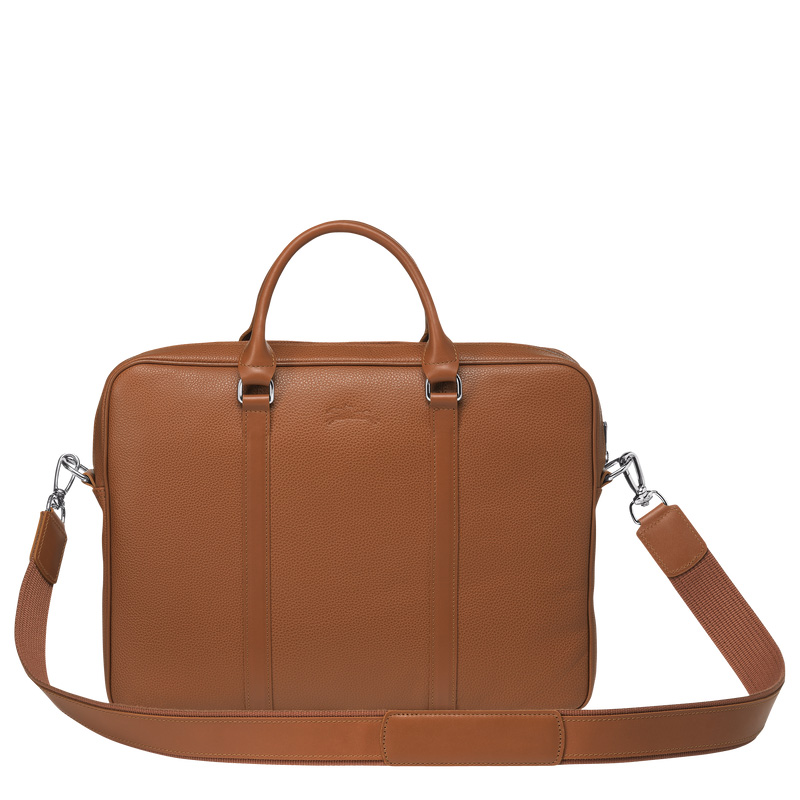 Longchamp | Le Foulonné XS Briefcase Caramel - Leather | Caramel