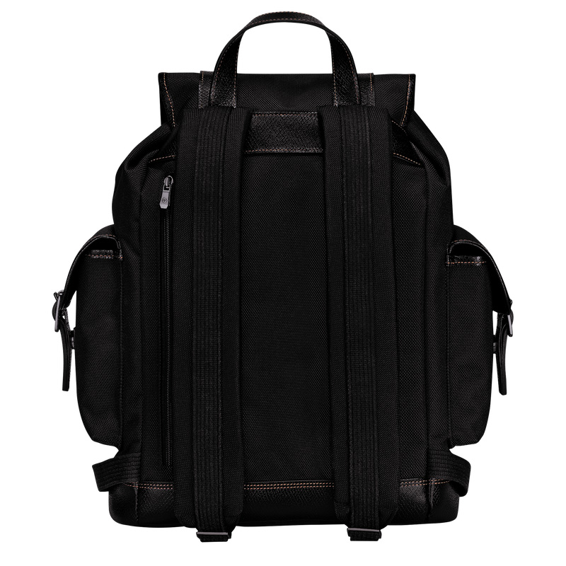 Longchamp | Boxford Backpack Black - Recycled canvas | Black