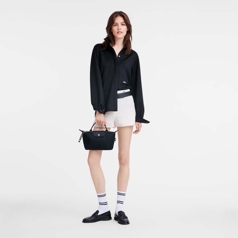 Longchamp | Le Pliage Energy Pouch Black - Recycled canvas | Black
