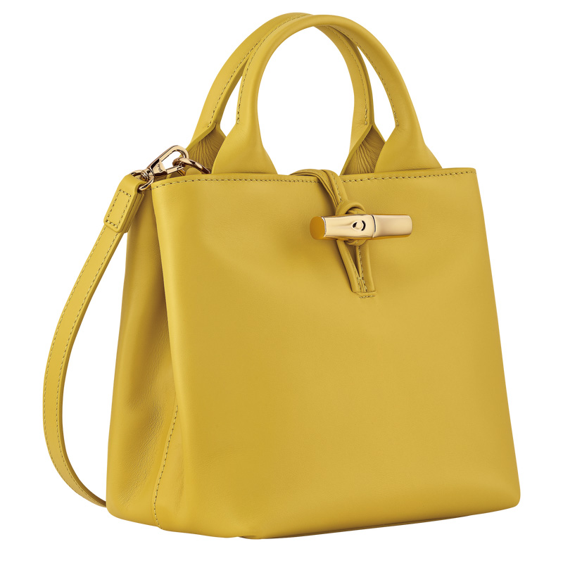 Longchamp | Le Roseau S Handbag Ginger - Leather | Ginger