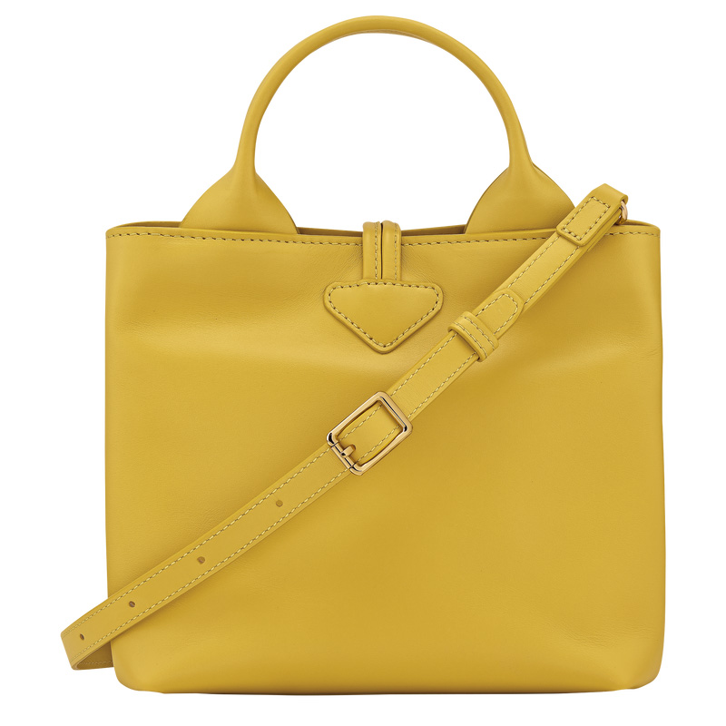 Longchamp | Le Roseau S Handbag Ginger - Leather | Ginger