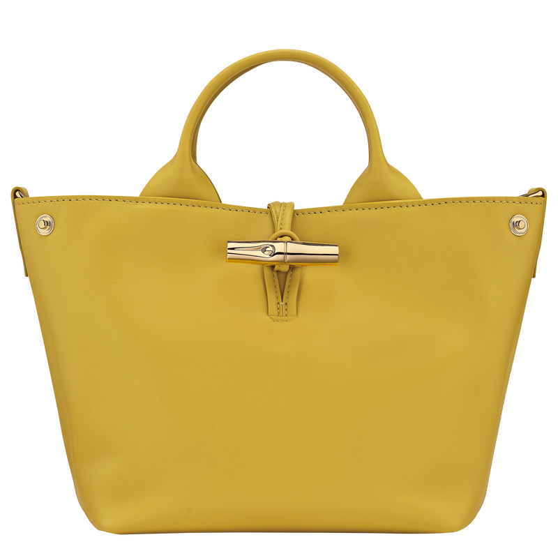 Longchamp | Le Roseau S Handbag Ginger - Leather | Ginger
