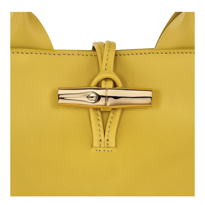 Longchamp | Le Roseau S Handbag Ginger - Leather | Ginger
