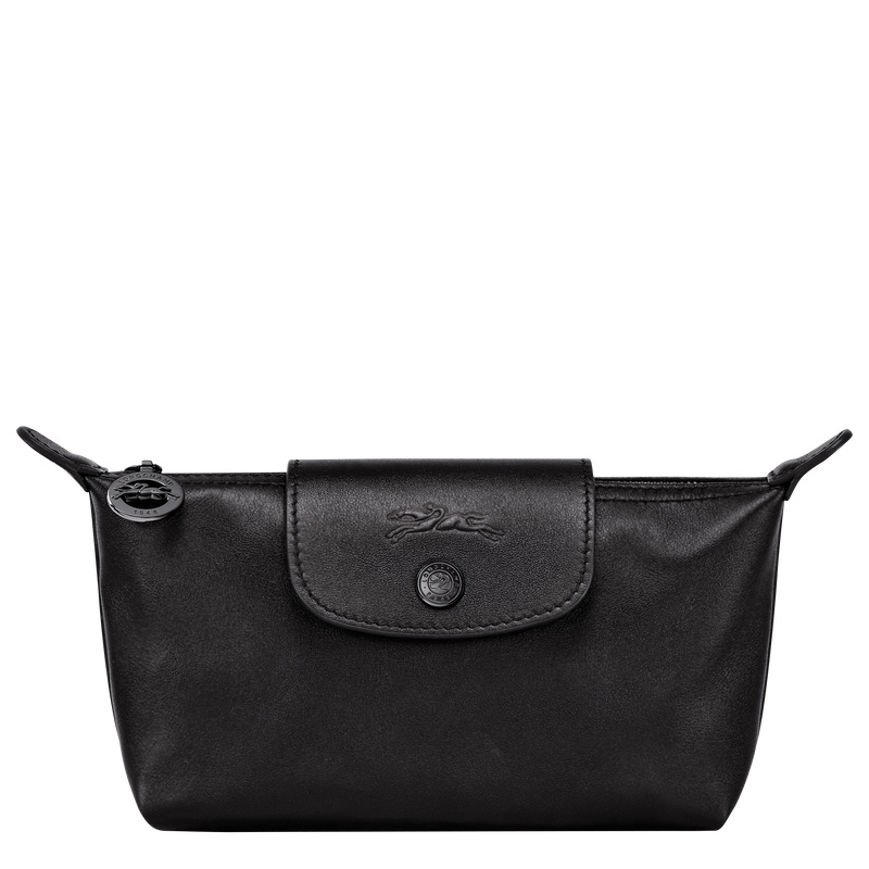 Longchamp | Le Pliage Xtra Pouch Black - Leather | Black